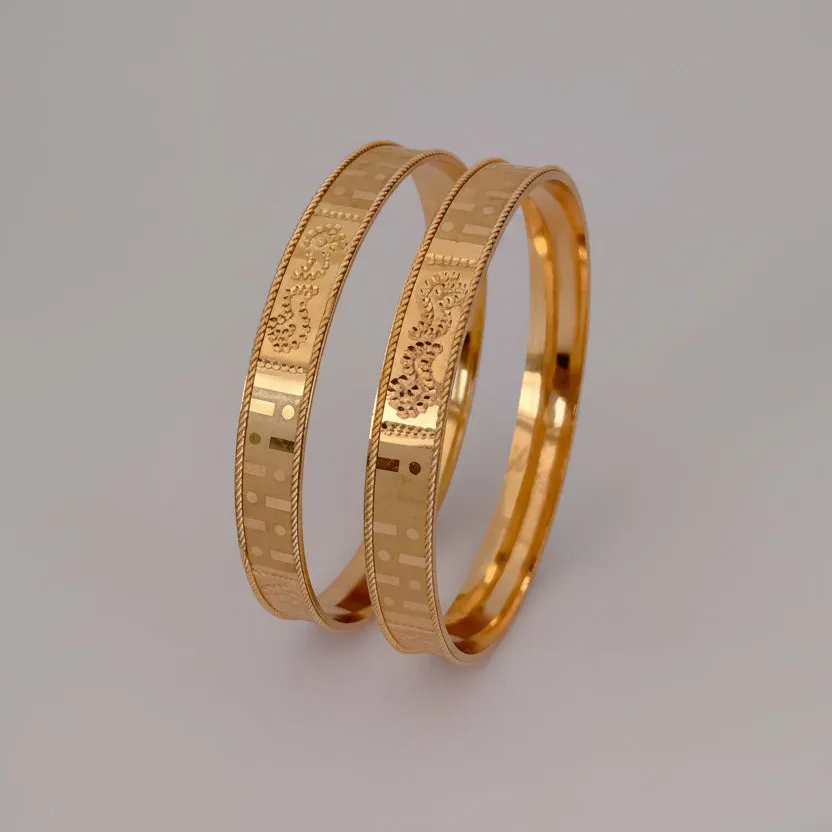 Padmavati Bangles (Set of 2) – Gold-Plated Traditional Design | Buy 1 Get 1 FREE