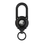 ZORBES® Case for AirTag Anti-Lost AirTag Case with Quick Connection Buckle and Ring for Attachment Portable AirTag Cover for Keychain Bag Backpack Wallet, No AirTag