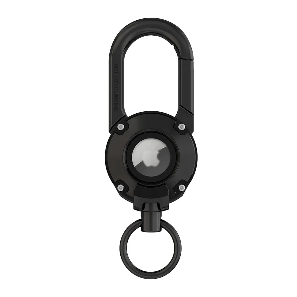 ZORBES® Case for AirTag Anti-Lost AirTag Case with Quick Connection Buckle and Ring for Attachment Portable AirTag Cover for Keychain Bag Backpack Wallet, No AirTag
