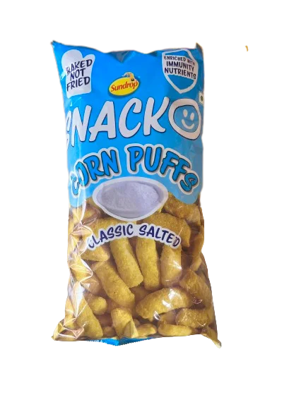Sundrop Snacko Corn Puffs, 130g - image 1