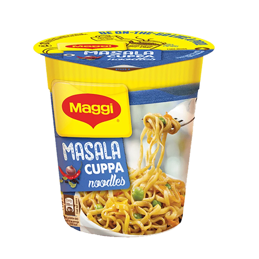 25x MAGGI Cuppa Noodles - Masala, Instant On-The-Go Snacks, 70 g - Pack of 25