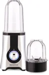 Morphy Richards Acrylonitrile Butadiene Styrene 2 In 1 Blendmaster | 400 Watts Powerful Motor | Grind, Mix, Blend & Crush 2-In-1 Machine | 2 Jars | 2 Speed Control With Pulse Mode | Silver & Black
