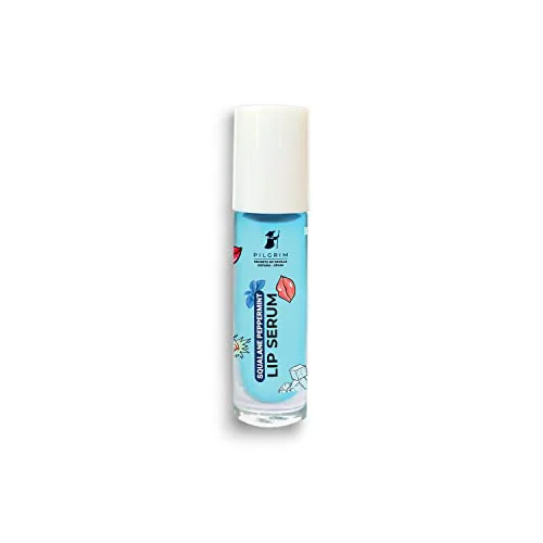 Pilgrim Spanish Squalane Lip Serum (Peppermint) with roll-on for Visibly Plump Lips|Hydrating Lip serum for dark lips | Lip serum with Shea Butter & Pomegranate for plump & soft lips | Men & Women|6ml
