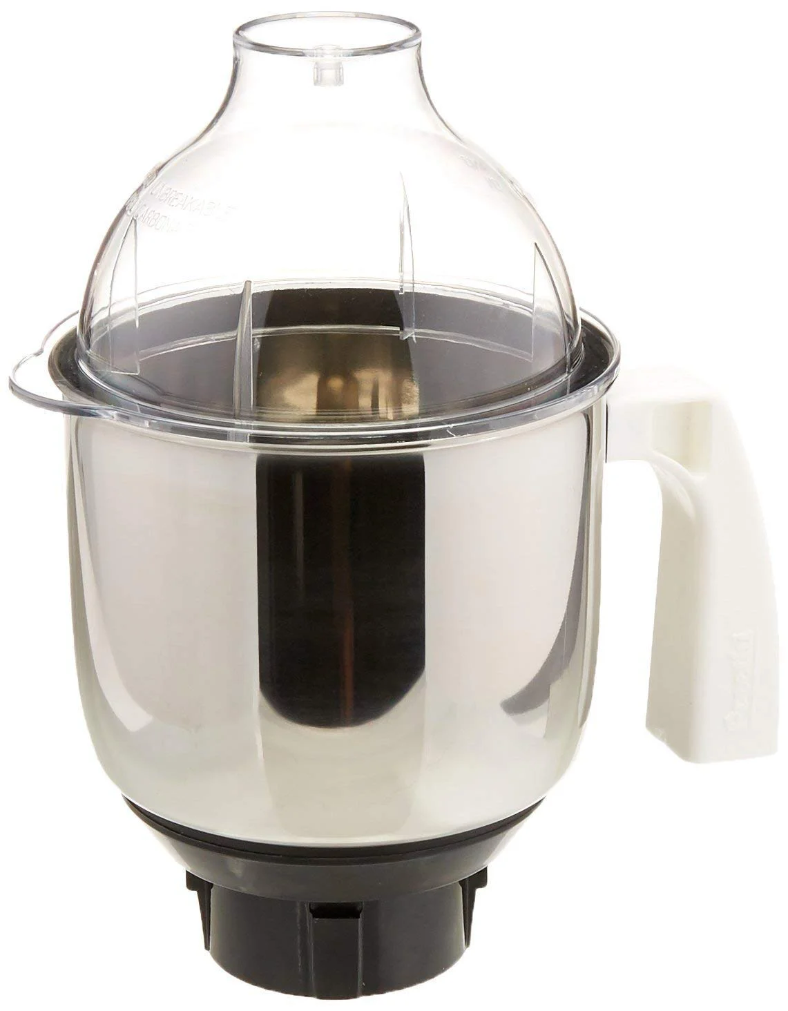 Preethi MGA-513 1.5-L Jar (Steel/Transparent) | Stainless Steel, Transparent Dome | Machine Ground and Polished Blades | Silver & Steel | 1 Year Warranty - image 2