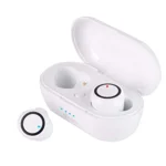PTron Bassbuds in-Ear True Wireless Bluetooth 5.0 Headphones with Hi-Fi Deep Bass, 20Hrs Playtime with Case, Ergonomic Sweatproof Earbuds, Noise Isolation, Voice Assistance & Built-in Mic - (White)