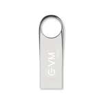 EVM EnVault 32GB Metal USB 2.0 Flash Drive - Fast Data Transfer and Reliable Storage Solution - High Performance with up to 25MB/s Read - Durable Metallic Black Casing -(EVMPDV/32GB)
