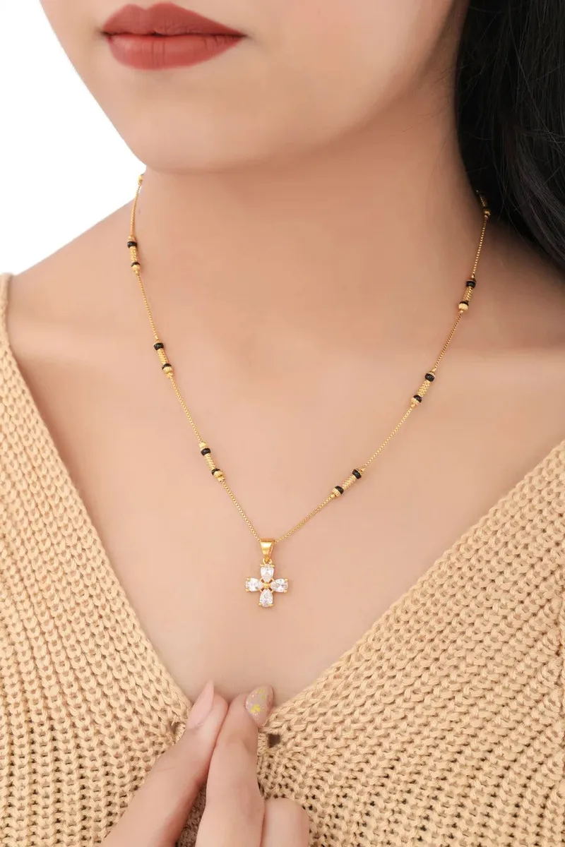 Buy 1 Get 1 Free - Fancy High Gold Plated Delicate Mangalsutra