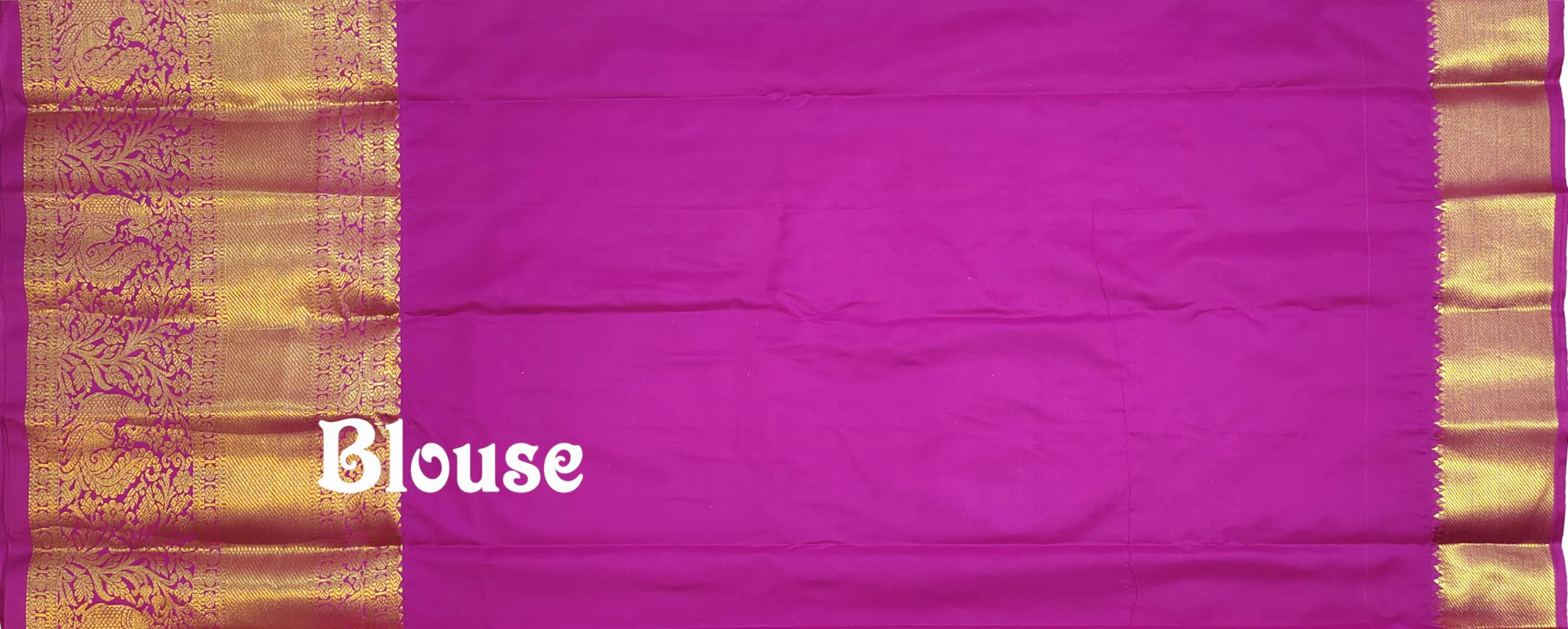 SREE KUMARAN Women's Kanchipuram Silk Pure Pattu Sarees With Blouse (VSK369-1) - image 4