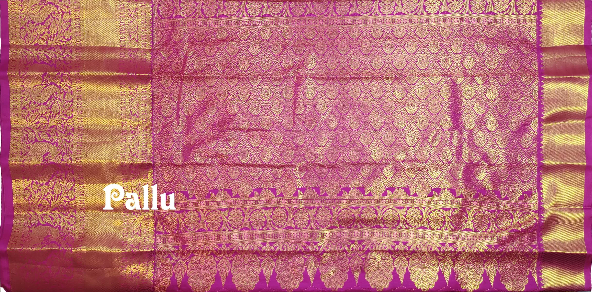 SREE KUMARAN Women's Kanchipuram Silk Pure Pattu Sarees With Blouse (VSK369-1) - image 5