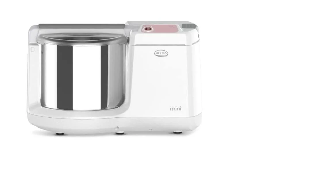 Ultra Mini 1.25 Litre Table Top Wet Grinder - White | Fast Grinding Conical Stones, 85W Power & 5 Years Warranty | AISI 304 Food-Grade SS Multi Utility Cylindrical Drum, Compact Design for Kitchen - image 1