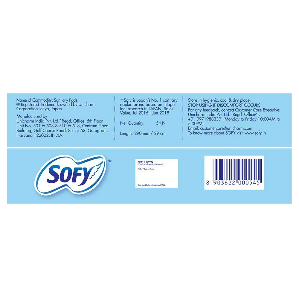 Sofy Cool freshness Extra Long Sanitary Pads, Pack of 54 - image 4