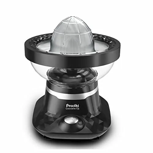 Preethi Cocosta Kp001 Coconut Scraper&Citrus Juicer,100% Safe Dual Protection Scraper With Safety Switch&Silicon Cap,Spillage Free Collection Bowl,100 Watt,2Yr Guarantee,