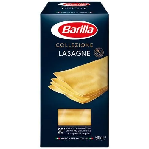 Barilla Collezione Durum Wheat Pasta - Lasagne, 500 g Carton