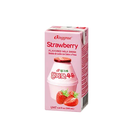 Binggrae Strawberry Flavored Milk - 200ml