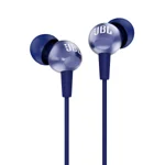 JBL C200SI, Premium in Ear Wired Earphones with Mic (Blue)