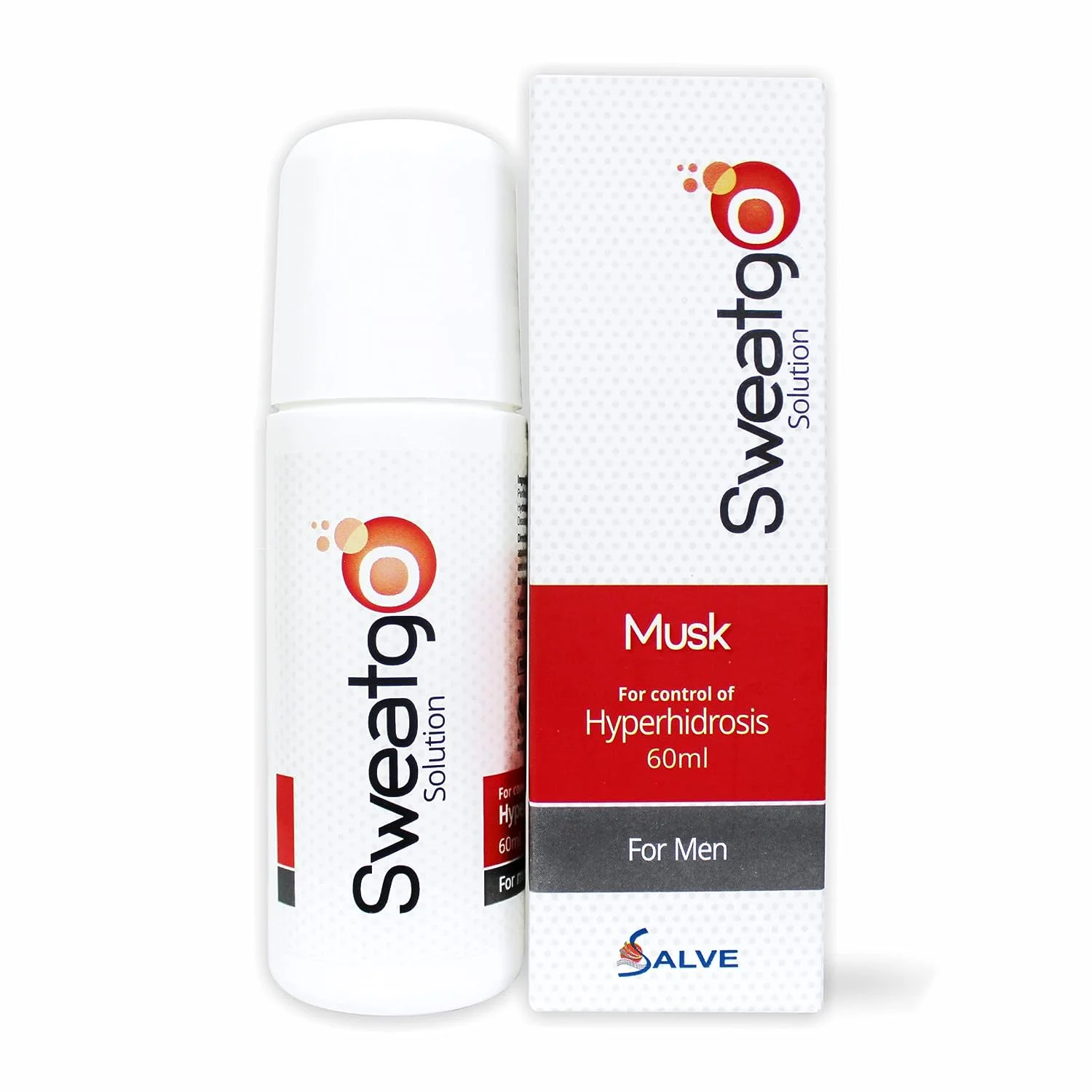 8x Salve Sweatgo Anti perspirant Hyperhidrosis - 60 ml - Pack of 8